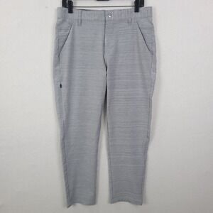 BYLT Premium Basics Kinetic Pants 2.0 Mens 33 Gray Performance Stretch heathered
